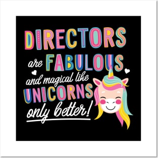 Directors are like Unicorns Gift Idea Posters and Art